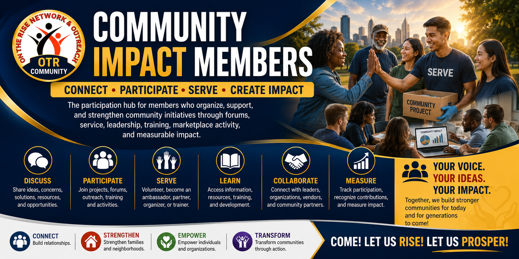 CommunityImpact Members connecting, serving, leading, and creating measurable community impact