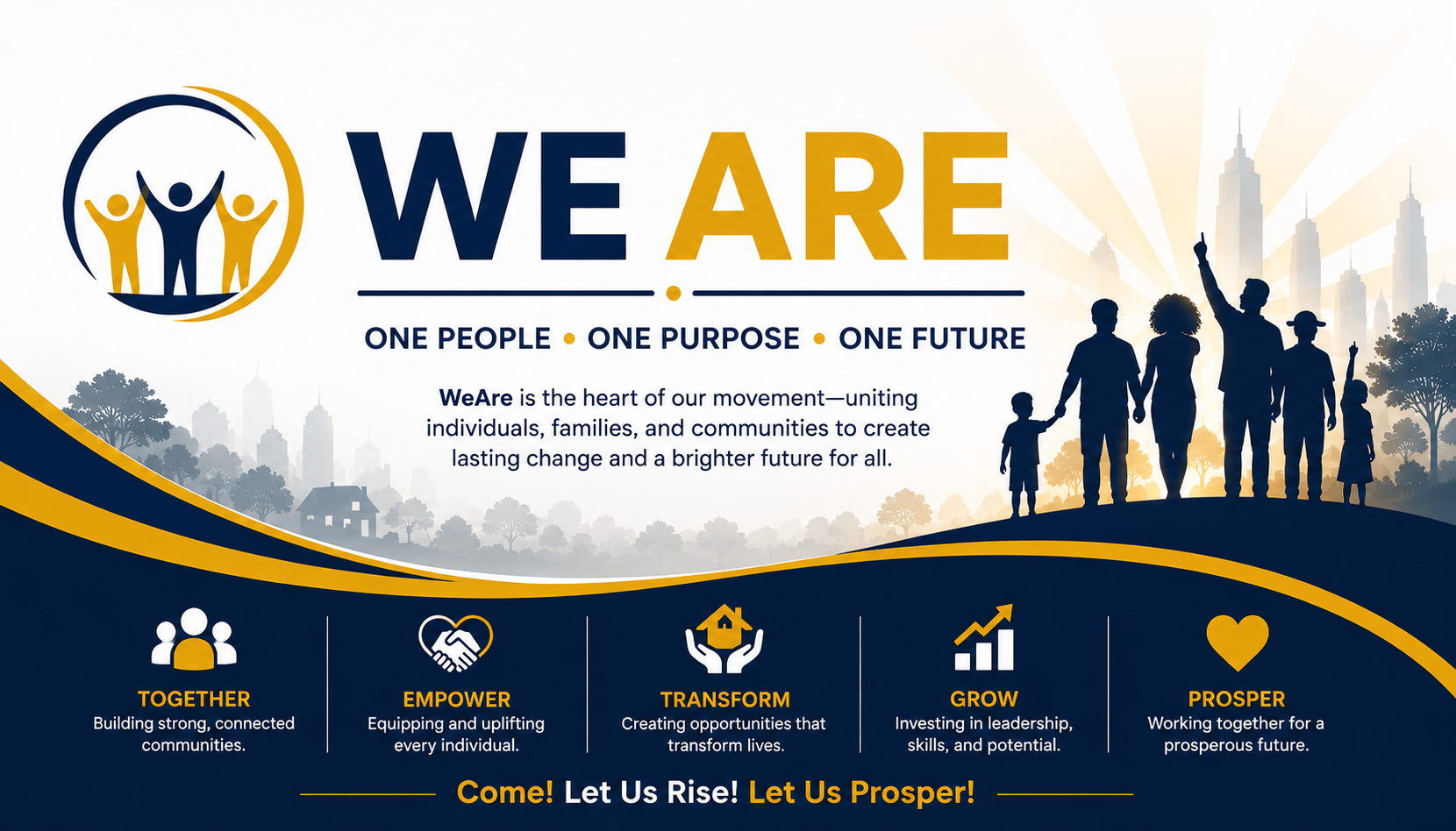 WeAre — One People, One Purpose, One Future